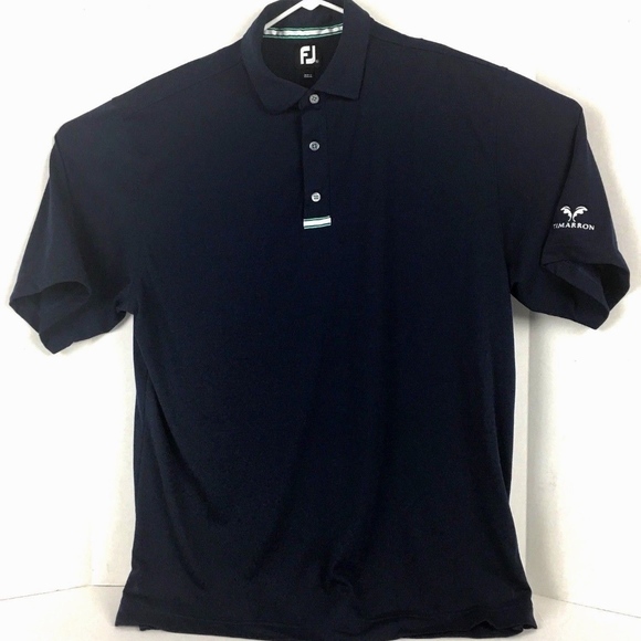 FootJoy Other - FootJoy Mens Golf Polo Shirt Timarron Logo Blue XL